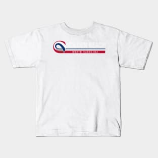 Holden Beach, NC Summertime Vacationing State Flag Colors Kids T-Shirt